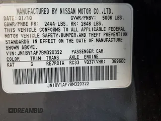 2011 Infiniti M37 with VIN JN1BY1AP7BM320322, listed as a Copart auction lot 83215494 with 116,957 mi miles and Salvage Title. Bid and sale history available at carsss.com. Image 12.