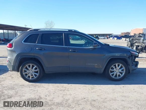 2014 Jeep Cherokee Limited with VIN 1C4PJMDS8EW271410, listed as a IAAI auction lot 41657246 with 132,930 mi miles. Bid and sale history available at carsss.com. Image 14.