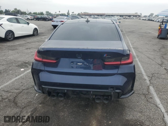 2022 BMW M3 Competition xDrive with VIN WBS43AY00NFM14007, listed as a Copart auction lot 62390405 with 20,668 mi miles and Salvage title. Bid and sale history available at DreamBid. Image 6.