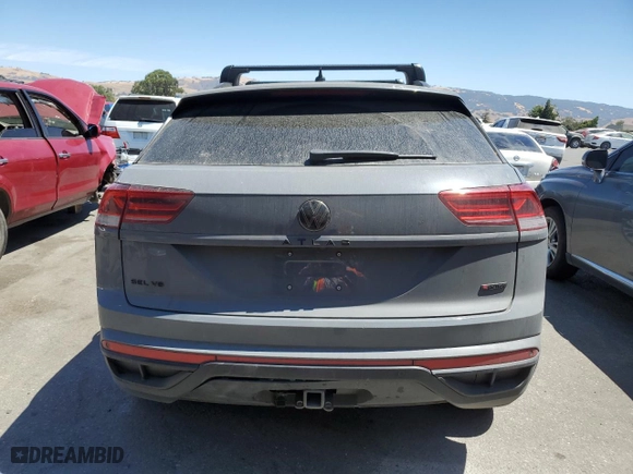 2021 Volkswagen Atlas Cross Sport 3.6L V6 SEL with VIN 1V2SE2CA9MC201392, listed as a Copart auction lot 66317304 with 0 mi miles and Salvage Title. Bid and sale history available at carsss.com. Image 6.