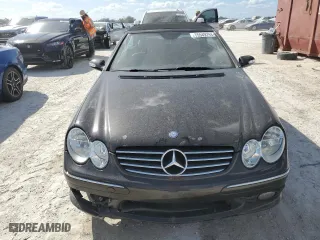 2005 Mercedes-Benz CLK-Class 5.0L with VIN WDBTK75G65T049195, listed as a Copart auction lot 75549294 with 0 mi miles and Salvage Title. Bid and sale history available at carsss.com. Image 5.