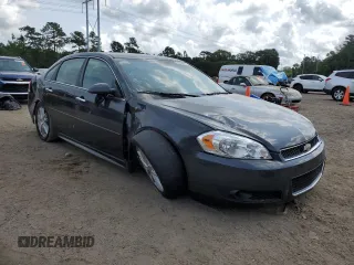 2014 Chevrolet Impala LTZ with VIN 2G1WC5E36E1147252, listed as a Copart auction lot 59480795 with 158,609 mi miles and Salvage title. Bid and sale history available at DreamBid. Image 4.