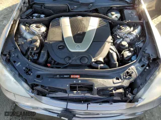 2007 Mercedes-Benz S-Class 5.5L V12 with VIN WDDNG76X67A082857, listed as a Copart auction lot 46410375 with 97,450 mi miles and Salvage Title. Bid and sale history available at carsss.com. Image 12.