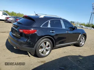 2009 Infiniti FX with VIN JNRAS18W79M158466, listed as a Copart auction lot 54892095 with 165,920 mi miles and Salvage title. Bid and sale history available at DreamBid. Image 3.