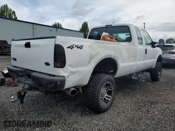 2004 Ford F-250 XL with VIN 1FTNX21P34ED08796, listed as a Copart auction lot 54789995 with 141,634 mi miles and Salvage title. Bid and sale history available at DreamBid. Image 3.