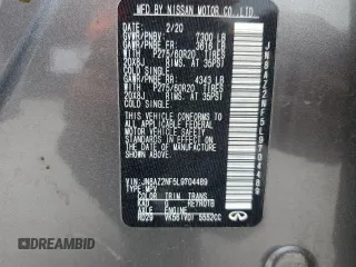 2020 Infiniti QX80 Luxe z VIN JN8AZ2NF5L9704489, wystawiony jako Copart lot #55509705 z przebiegiem 147 397 mil mil oraz Szkoda całkowita • Salvage title. Historia ofert i sprzedaży dostępna na DreamBid. Obrazek 14.