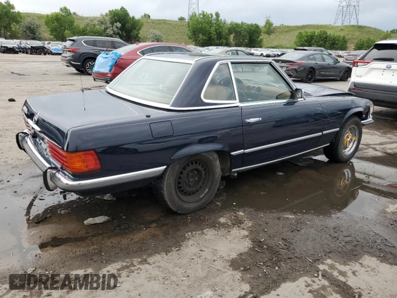 1973 Mercedes-Benz SL with VIN 10704412008764, listed as a Copart auction lot 60903885 with 79,437 mi miles and Clean title. Bid and sale history available at DreamBid. Image 3.