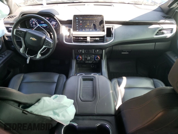 2022 Chevrolet Suburban LT with VIN 1GNSKCKD2NR211585, listed as a Copart auction lot 48373215 with 160,839 mi miles and Salvage Title. Bid and sale history available at DreamBid. Image 8.