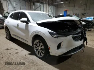 2021 Buick Envision Avenir with VIN LRBFZSR45MD060144, listed as a Copart auction lot 88958375 with 25,968 mi miles and Salvage Title. Bid and sale history available at carsss.com. Image 4.