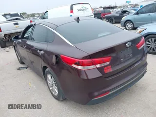 2017 Kia Optima LX with VIN 5XXGT4L37HG164861, listed as a IAAI auction lot 41624517 with 173,356 mi miles. Bid and sale history available at carsss.com. Image 3.