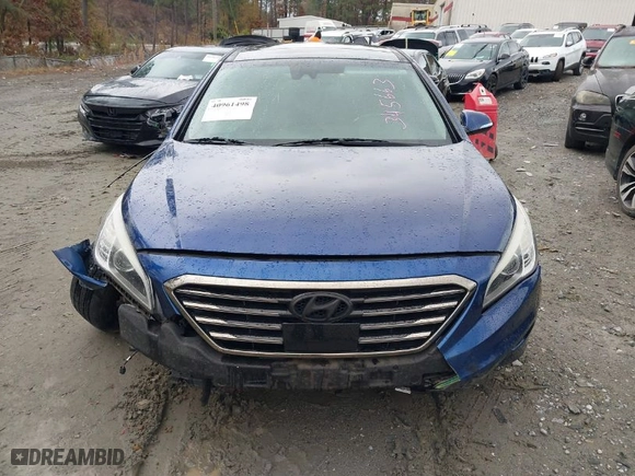 2016 Hyundai Sonata 2.4L Sport with VIN 5NPE34AF0GH345663, listed as a IAAI auction lot 40961498 with 106,644 mi miles. Bid and sale history available at carsss.com. Image 12.
