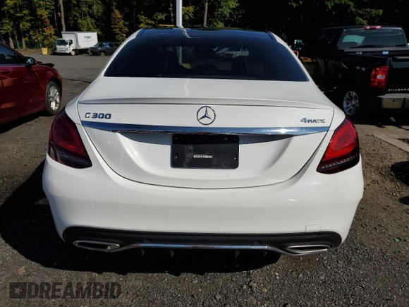 2021 Mercedes-Benz C 300 with VIN W1KWF8EB6MR645731, listed as a Copart auction lot 74212924 with 30,458 mi miles and Salvage title. Bid and sale history available at DreamBid. Image 6.