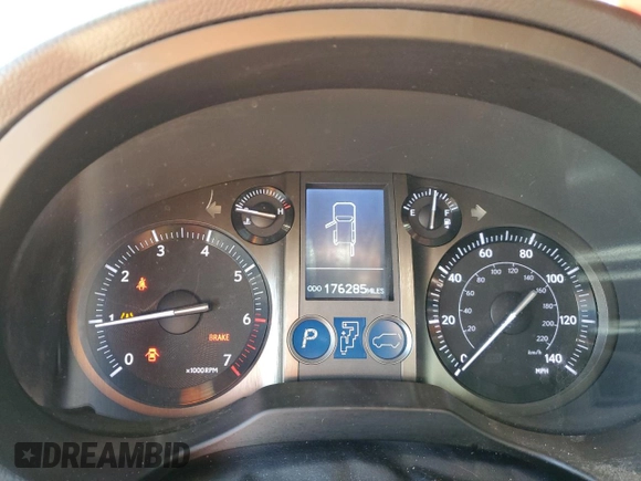 2010 Lexus GX 460 with VIN JTJBM7FX2A5008760, listed as a Copart auction lot 50968425 with 176,285 mi miles and Salvage Title. Bid and sale history available at DreamBid. Image 9.