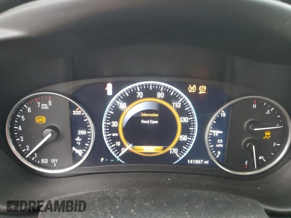 2016 Buick Envision Premium II with VIN LRBFXFSX8GD190165, listed as a Copart auction lot 80709734 with 141,907 mi miles and Salvage Title. Bid and sale history available at carsss.com. Image 9.