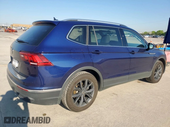 2022 Volkswagen Tiguan SE with VIN 3VV3B7AX2NM024334, listed as a Copart auction lot 52183095 with 26,849 mi miles and Salvage Title. Bid and sale history available at DreamBid. Image 3.