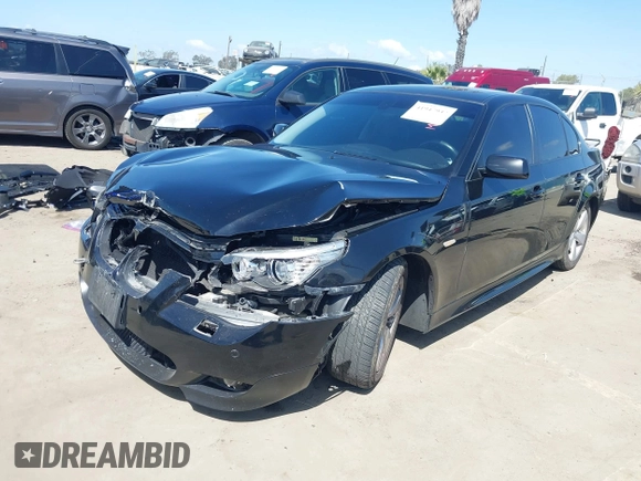 2008 BMW 5 Series 550i with VIN WBANW53598CT53966, listed as a IAAI auction lot 41947937 with 177,610 mi miles. Bid and sale history available at carsss.com. Image 2.