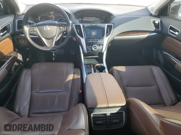 2020 Acura TLX w/Technology Pkg with VIN 19UUB2F40LA000825, listed as a Copart auction lot 43449455 with 50,008 mi miles and Salvage Title. Bid and sale history available at carsss.com. Image 8.
