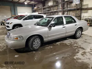 2008 Mercury Grand Marquis GS with VIN 2MEFM74V58X623235, listed as a Copart auction lot 44345585 with 126,025 mi miles and Salvage Title. Bid and sale history available at DreamBid. Image 1.