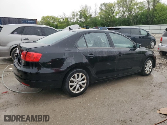 2013 Volkswagen Jetta SE with VIN 3VWDX7AJ4DM360255, listed as a Copart auction lot 58498955 with 160,346 mi miles and Non repairable. Bid and sale history available at DreamBid. Image 3.