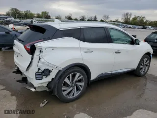2019 Nissan Murano SV with VIN 5N1AZ2MJ7KN150018, listed as a Copart auction lot 49266345 with 71,839 mi miles and Salvage Title. Bid and sale history available at carsss.com. Image 3.