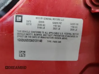 2010 Cadillac STS AWD z VIN 1G6DU6EV3A0131148, wystawiony jako Copart lot #44047375 z przebiegiem 147 556 mil mil oraz Szkoda całkowita • Salvage title. Historia ofert i sprzedaży dostępna na DreamBid. Obrazek 12.