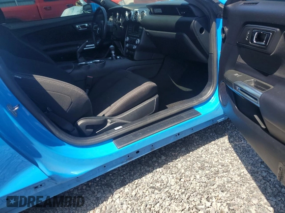 2017 Ford Mustang V6 with VIN 1FA6P8AMXH5246807, listed as a Copart auction lot 53304045 with 147,064 mi miles and Salvage Title. Bid and sale history available at carsss.com. Image 8.