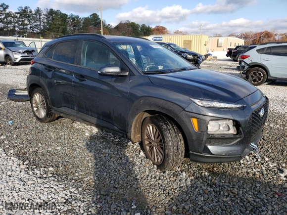 2021 Hyundai Kona SEL with VIN KM8K22AA7MU607366, listed as a Copart auction lot 82189284 with 100,544 mi miles and Salvage Title. Bid and sale history available at carsss.com. Image 4.