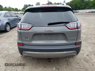 2021 Jeep Cherokee Limited with VIN 1C4PJMDX5MD105237, listed as a Copart auction lot 61389155 with 55,173 mi miles and Salvage title. Bid and sale history available at DreamBid. Image 6.
