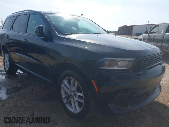 2025 Dodge Durango GT Plus with VIN 1C4RDJDG8SC517864, listed as a IAAI auction lot 42145958 with 5,582 mi miles and . Bid and sale history available at DreamBid. Image 1.