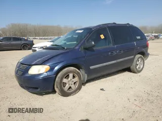 2005 Dodge Caravan SXT with VIN 1D4GP45R55B393856, listed as a Copart auction lot 48828795 with 223,437 mi miles and Salvage Title. Bid and sale history available at carsss.com. Image 1.
