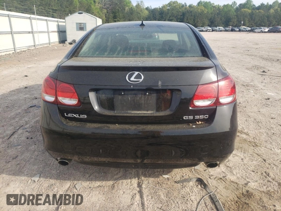 2008 Lexus GS 350 with VIN JTHBE96S680040195, listed as a Copart auction lot 54177015 with 194,332 mi miles and Clean Title. Bid and sale history available at carsss.com. Image 6.