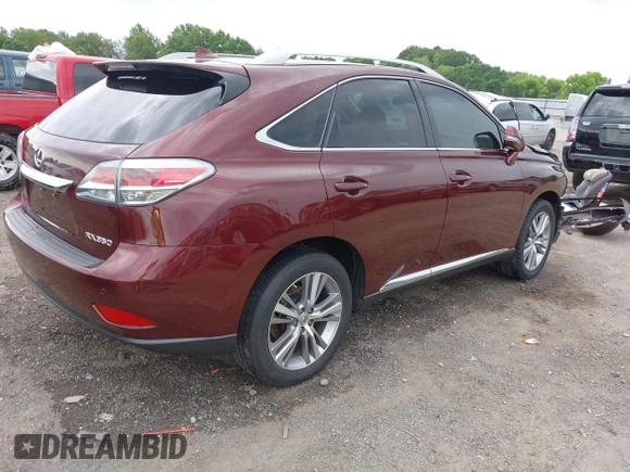 2015 Lexus RX 350 with VIN 2T2BK1BA4FC341491, listed as a IAAI auction lot 42471606 with 99,883 mi miles and . Bid and sale history available at DreamBid. Image 4.
