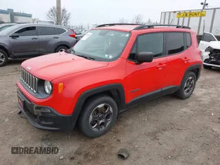 2017 Jeep Renegade Sport with VIN ZACCJAABXHPF01404, listed as a IAAI auction lot 41794086 with 49,247 mi miles and . Bid and sale history available at DreamBid. Image 18.
