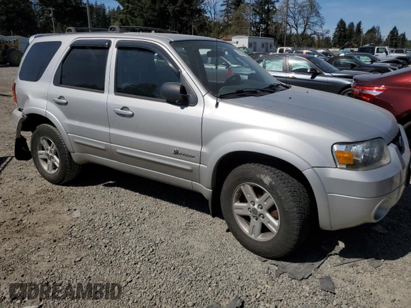 2006 Ford Escape Hybrid with VIN 1FMYU96H06KA69739, listed as a Copart auction lot 53856245 with 121,454 mi miles and Salvage title. Bid and sale history available at DreamBid. Image 4.