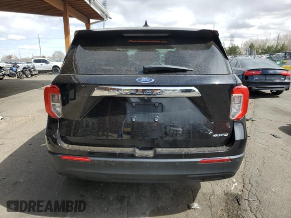 2021 Ford Explorer with VIN 1FMSK8BH5MGC30839, listed as a Copart auction lot 49846895 with 54,663 mi miles and Salvage Title. Bid and sale history available at carsss.com. Image 6.