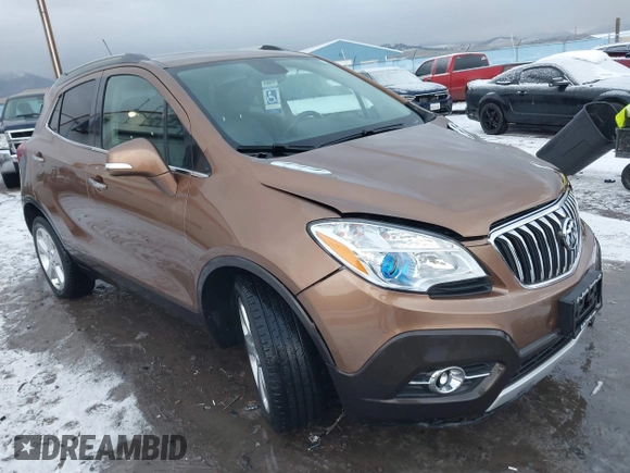 2016 Buick Encore Leather with VIN KL4CJCSB0GB571295, listed as a IAAI auction lot 41121647 with 30,936 mi miles. Bid and sale history available at carsss.com. Image 1.