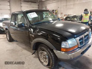 1999 Ford Ranger XL with VIN 1FTZR15V4XPB56809, listed as a IAAI auction lot 41874991 with 165,487 mi miles. Bid and sale history available at carsss.com. Image 1.