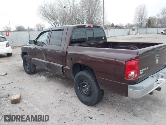 2005 Dodge Dakota SLT with VIN 1D7HW48N95S298672, listed as a IAAI auction lot 41765025 with 291,447 mi miles. Bid and sale history available at carsss.com. Image 3.