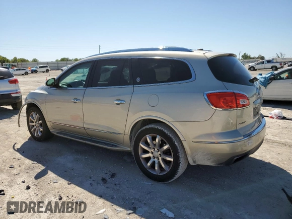 2013 Buick Enclave Premium with VIN 5GAKVDKD5DJ206207, listed as a Copart auction lot 48143855 with 145,341 mi miles and Salvage Title. Bid and sale history available at DreamBid. Image 2.