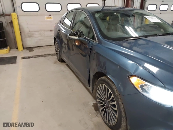 2018 Ford Fusion Titanium with VIN 3FA6P0D97JR271966, listed as a IAAI auction lot 41722535 with 118,304 mi miles. Bid and sale history available at carsss.com. Image 6.
