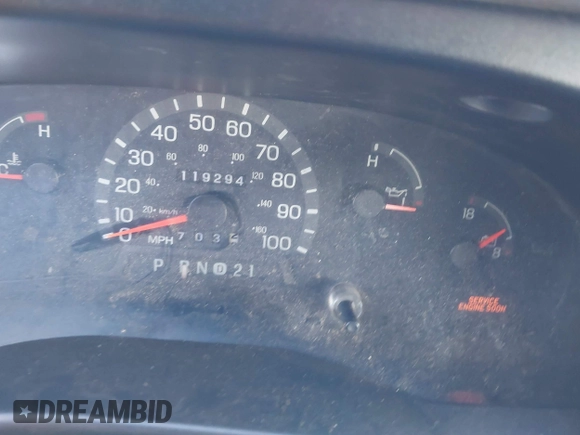 1999 Ford Econoline Cargo with VIN 1FTRE1422XHA33460, listed as a IAAI auction lot 41326443 with 119,294 mi miles. Bid and sale history available at carsss.com. Image 7.
