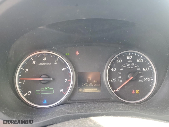 2014 Mitsubishi Outlander ES with VIN JA4AD2A32EZ007803, listed as a Copart auction lot 47104045 with 140,385 mi miles and Salvage Title. Bid and sale history available at carsss.com. Image 9.