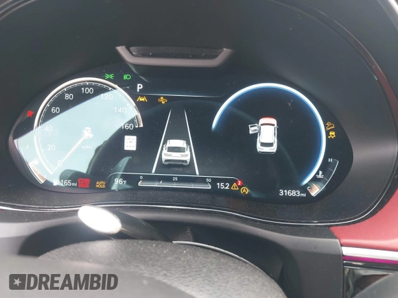 2023 Genesis GV70 2.5T with VIN KMUMADTBXPU094777, listed as a IAAI auction lot 42447363 with 31,683 mi miles and . Bid and sale history available at DreamBid. Image 7.