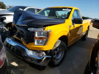2021 Ford F-150 XL z VIN 1FTMF1C56MKD34668, wystawiony jako Copart lot #46690585 z przebiegiem 18 955 mil mil oraz Czysty tytuł • Clean title. Historia ofert i sprzedaży dostępna na DreamBid. Obrazek 1.