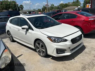 2017 Subaru Impreza Sport with VIN 4S3GTAM62H3722171, listed as a Copart auction lot 51992185 with 18,649 mi miles and Salvage Title. Bid and sale history available at carsss.com. Image 1.
