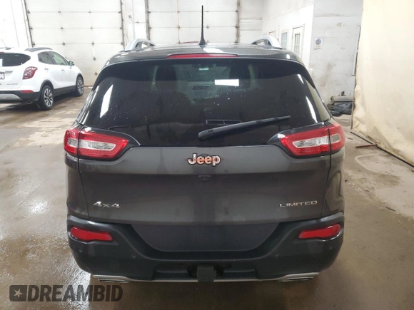 2016 Jeep Cherokee Limited with VIN 1C4PJMDS3GW235790, listed as a Copart auction lot 53075855 with 34,163 mi miles and Clean title. Bid and sale history available at DreamBid. Image 6.