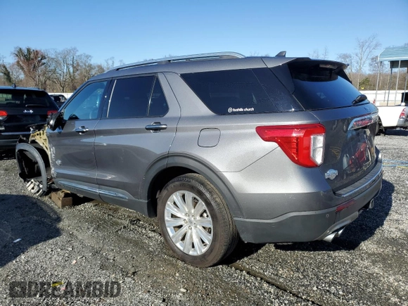 2022 Ford Explorer King Ranch z VIN 1FM5K8LC1NGC30483, wystawiony jako Copart lot #48477725 z przebiegiem 21 339 mil mil oraz Szkoda całkowita • Salvage title. Historia ofert i sprzedaży dostępna na DreamBid. Obrazek 2.