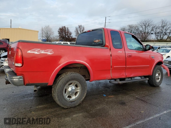 2001 Ford F-150 XL with VIN 1FTRX18L21NA50586, listed as a Copart auction lot 84245554 with 0 mi miles and Salvage Title. Bid and sale history available at carsss.com. Image 3.