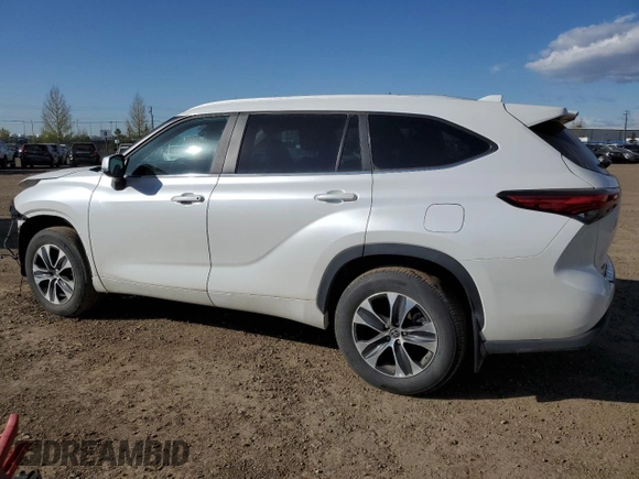 2023 Toyota Highlander L with VIN 5TDKDRBH0PS527435, listed as a Copart auction lot 55776425 with 24,944 mi miles and Salvage title. Bid and sale history available at DreamBid. Image 2.
