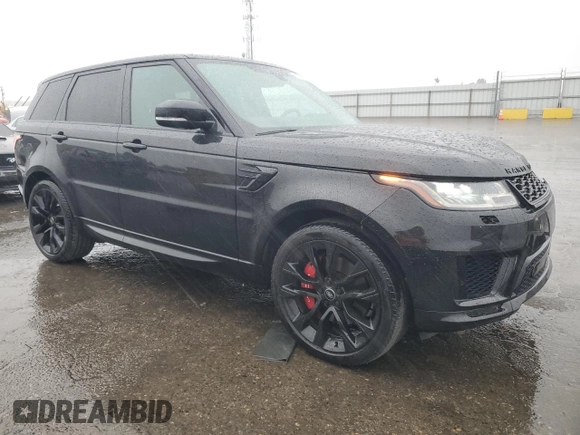 2022 Land Rover Range Rover Sport HST with VIN SALWS2RU4NA228390, listed as a Copart auction lot 86170324 with 32,028 mi miles and Salvage Title. Bid and sale history available at carsss.com. Image 4.